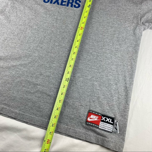 VTG Nike Team Philadelphia 76ers XXL 1977 T-Shirt - Picture 9 of 12